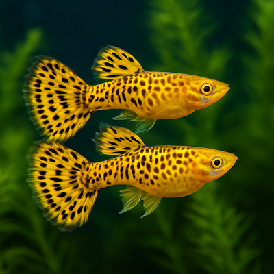 Endler Tiger Guppy (Yellow) – Striking Energetic Livebearer - Image 1