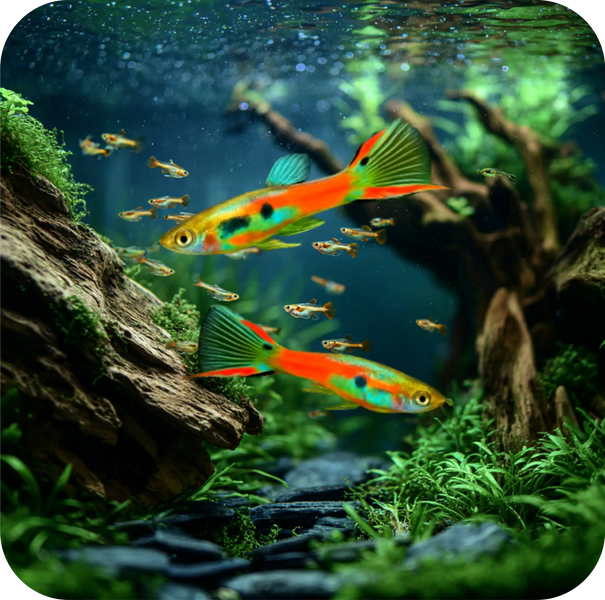 Endler and Fry Guppy (Poecilia wingei) – Growing Colourful Livebearer