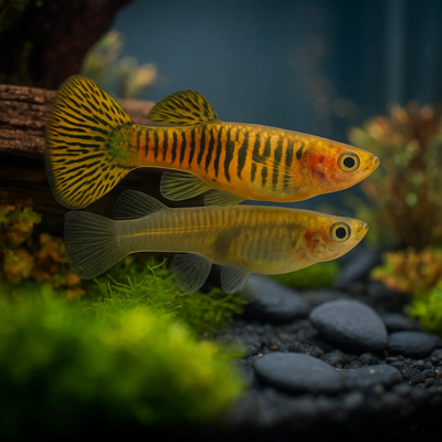 Endler Tiger Guppy (Yellow) – Striking Energetic Livebearer - Image 7